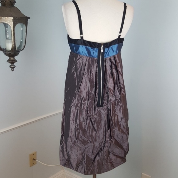 BCBGMaxAzria Sivler and Blue Dress - Picture 4 of 8